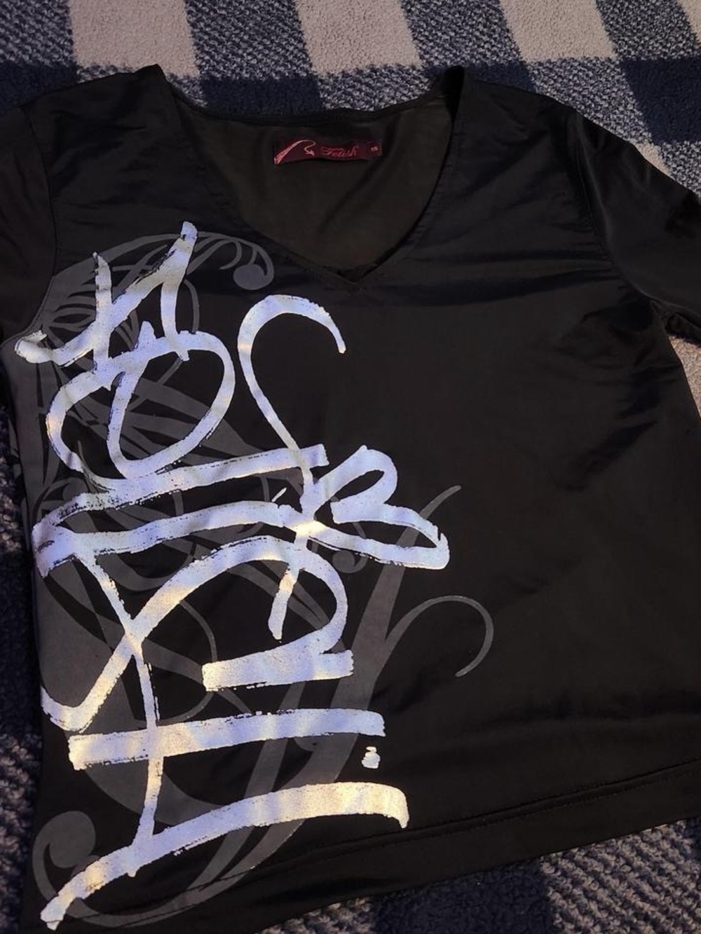 Y2k grunge mcbling top by fetish